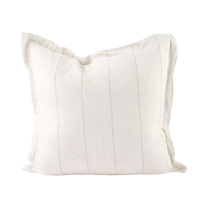Carter Linen Cushion - Warm White/Natural Wander & Wild 