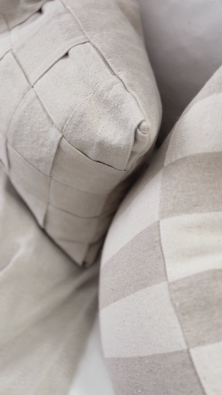 Carrie French Linen Stripe Cushion