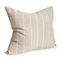 Rustica Linen Cotton Cushion - Striped Wander & Wild 