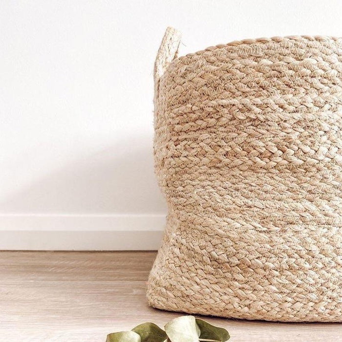 The Navaeh Jute Baskets are a must have for any modern neutral home. Decorative & versatile, very generously sized with a square set base. Their size and strong quality is what sets them apart.   