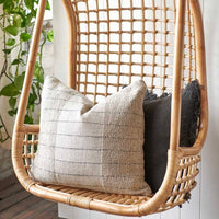 A stunning Linen/Cotton blend, The Mayla Cushion by Eadie Lifestyle oozes comfort and warmth with its divine tactility. The rustic texture is carefully crafted by artisans who weave the fabric on a traditional hand loom with love and care. Mayla is also reversible with a beautiful wooden button enclosure on one side.
